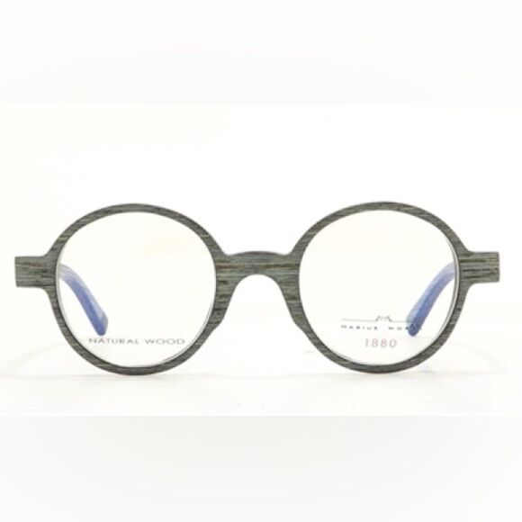 Morel 1880 2975 Wood Gray Round Glasses - Picture 3 of 3